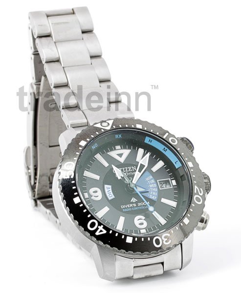 Citizen Eco-drive Divers 200 M Radio Controlled By2000-55e